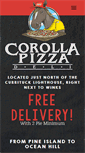 Mobile Screenshot of corollapizza.com